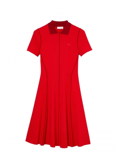 Robe Polo Lacoste Ref 56067 3ML Rouge