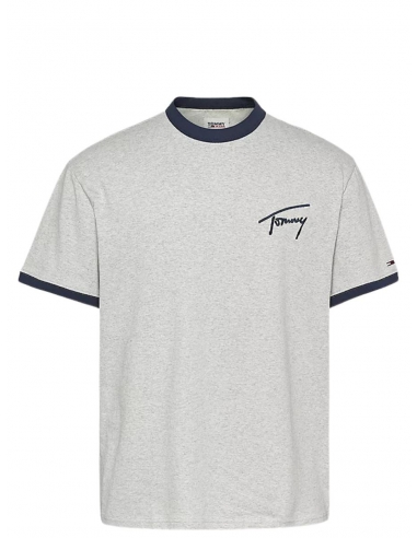T Shirt Homme Tommy Jeans Ref 55874 Gris