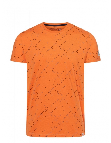 T Shirt Homme Timezone Ref 56336 Orange