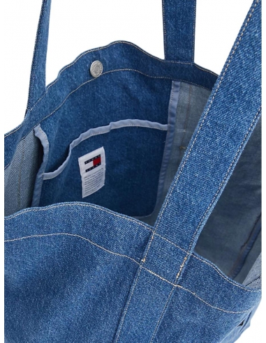Tommy Jeans Sac porte épaule Ref 57166 ogz Denim 5 Bleu