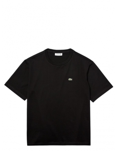 T Shirt Femme Lacoste Ref 52137 031 Noir