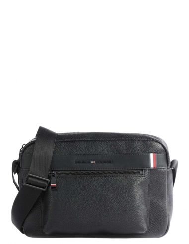 Sacoche bandoulière homme Tommy Hilfiger noir - Pallas cuir