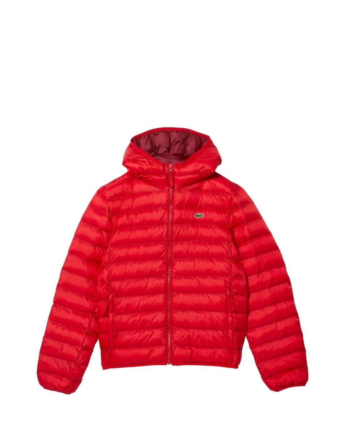 gilet lacoste rouge homme