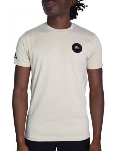 T shirt homme Helvetica Ref 57701 Creme