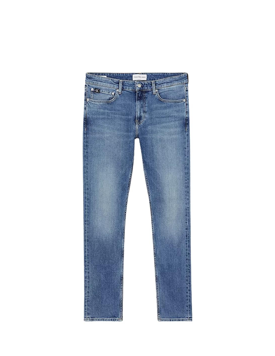 Short Straight en Jean Homme Calvin Klein Jeans Blanc - Pallas cuir