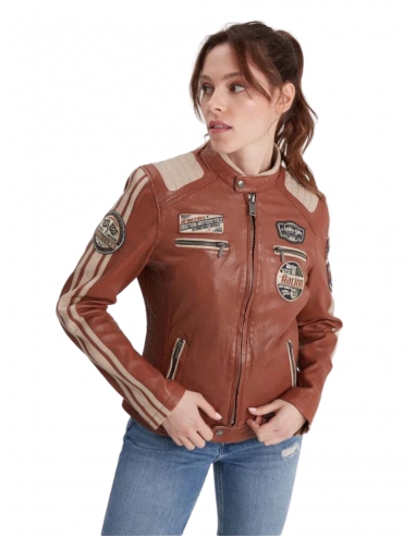 Blouson en cuir femme Daytona Ref...