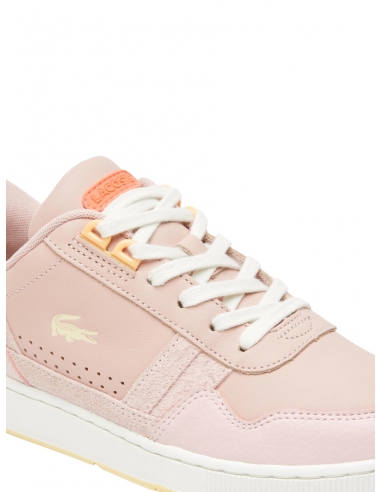 Baskets Lacoste femme Rose - Pallas Cuir