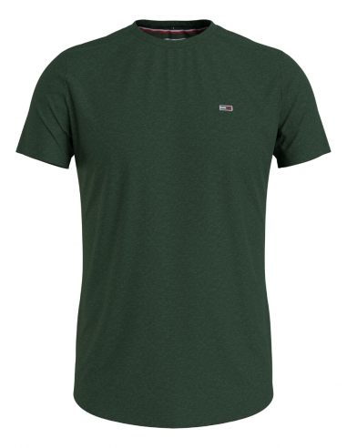 T Shirt homme Tommy Jeans Ref 60268 Vert