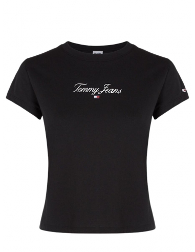 T shirt femme Tommy Jeans Ref 60243 Noir