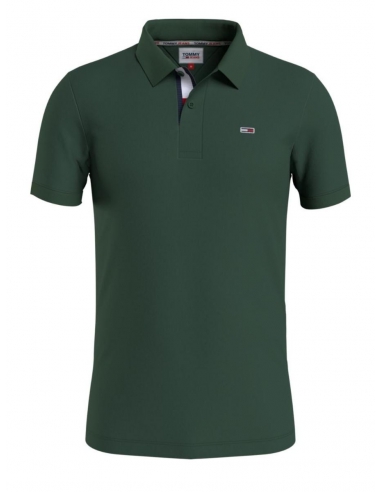 Polo homme Tommy Jeans Ref 60301 Vert...