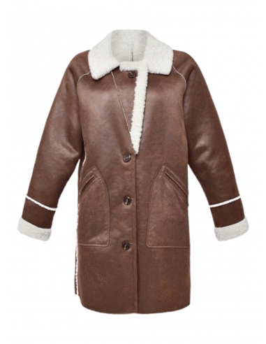 Manteau effet peau retournee Oakwood...