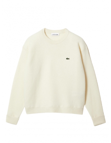 Pull femme Lacoste col rond en laine