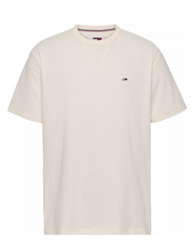 T shirt Tommy Jeans Ref 62616 YBH Blanc