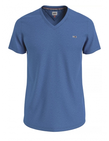 T shirt Tommy Jeans Ref 62619 C6C Bleu