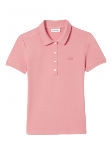Polo Lacoste femme Ref 52088 QDS Rose