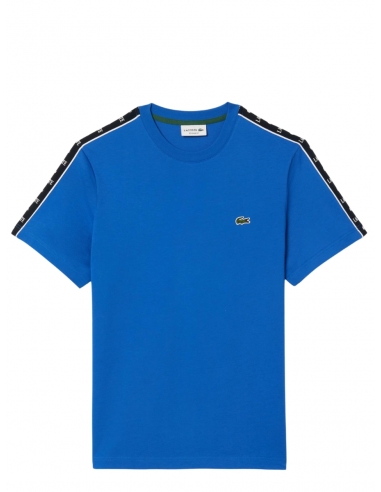 T shirt Lacoste homme Ref 62576 IXW Bleu