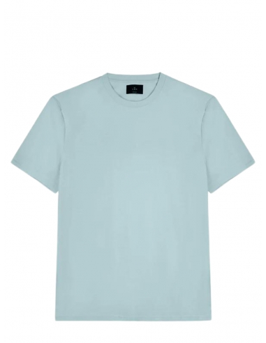 T shirt homme LXH Ref 62330 Bleu ciel