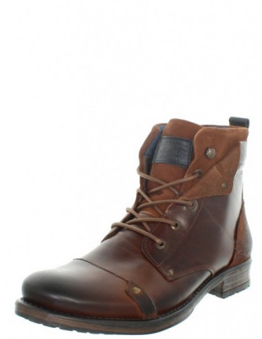 Boots Redskins Yedes Cadet en cuir ref_cle44157-brandy