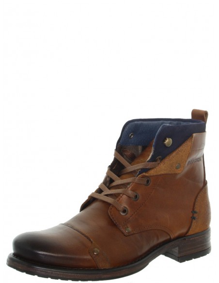 Boots Redskins Yedes Cadet en cuir ref_cle39795-cognac