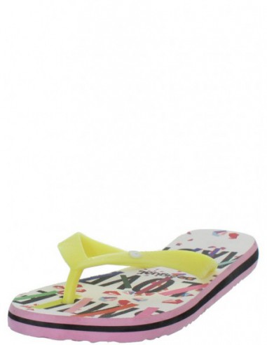 Tongs Desigual Flip Flop Geometry Now ref_des43434-1000 Blanc