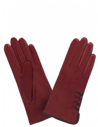 Gants cuir Glove Story ref_23659 602 Rouge