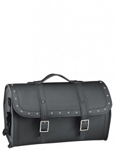 Sacoche avec rivets inoxydables Held Cruiser Barrel Bag en cuir ref_hel4877-noir