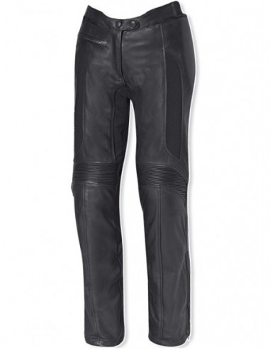 Pantalaon moto en cuir vachette Eboney ref_held5252