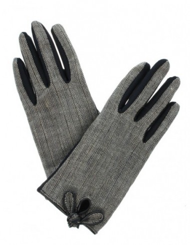 Gants en nylon/lycra avec des lanières en cuir Isotoner, Achat Vente de Gant  femme cuir, pallas cuir