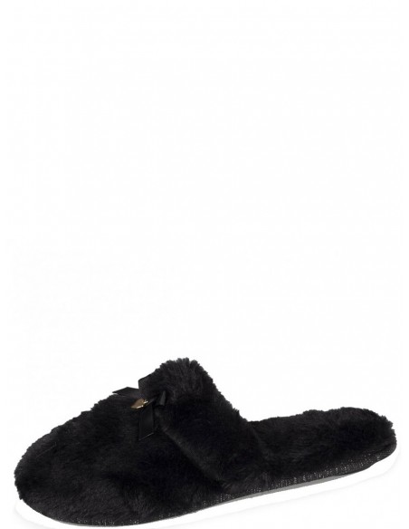 Chaussons mules Isotoner ref_47922 Noir