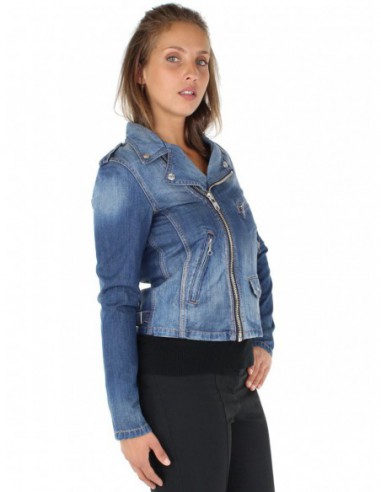 Blouson style perfecto Schott ref_jaj41820-bleu