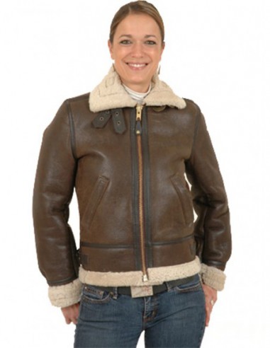 Blouson en mouton retourné ref_jaj25781