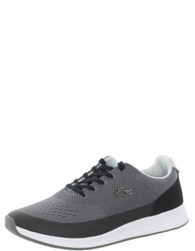 Baskets femme Lacoste ref_45121 Black/Dark grey