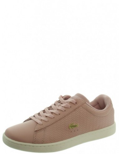 Baskets Lacoste femme Rose - Pallas Cuir