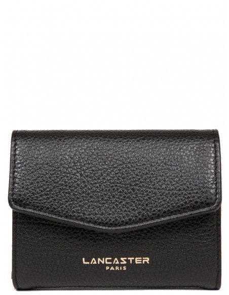 Porte-monnaie Lancaster cuir ref_48198 Noir 11.5*9*3