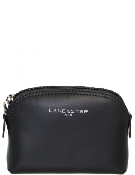 Porte monnaie Lancaster Constance en cuir ref_lan39940-noir-11*8*3.5