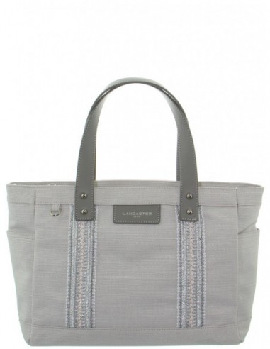 Sac porté main Lancaster ref_48353 Gris clair 40*23*12