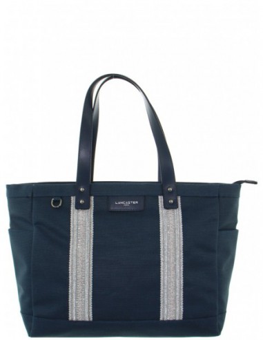 Sac porté épaule Lancaster ref_48354 Bleu foncé 34*30*16