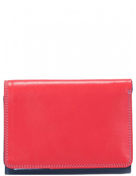 Portefeuille Mywalit cuir ref_46346 Rouge 12*9*2