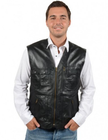 Gilet en cuir ref_reg23688