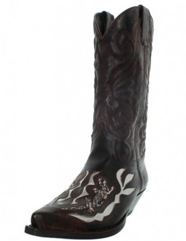 Bottes Sendra Deborah en cuir ref_sen43410 Marron