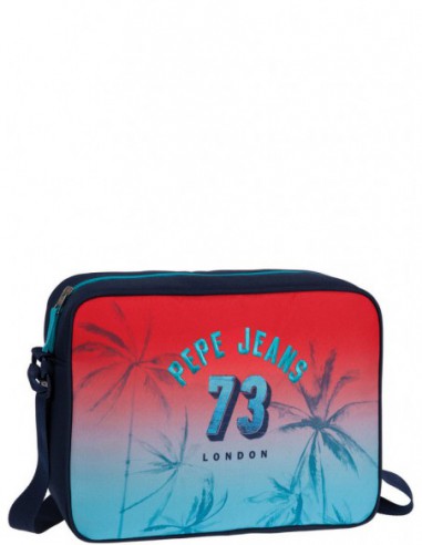 Besace Scolaire Pepe Jeans ref_ser39651-rouge-bleu