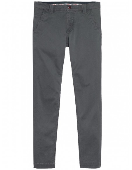 Pantalon chino Tommy Jeans ref_50359 PTY Gris