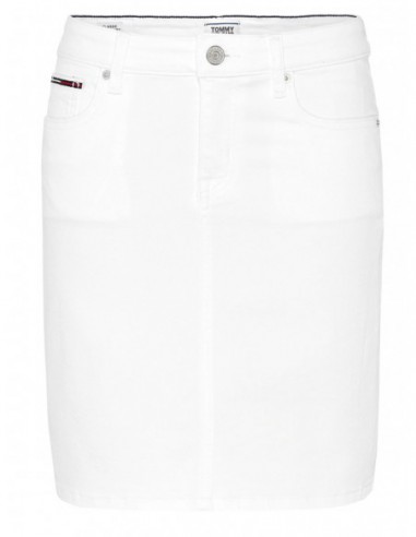 Jupe courte Tommy Jeans ref_49261 Blanc