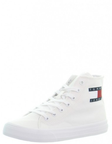 Basket femme Tommy Jeans ref_49920 Blanc