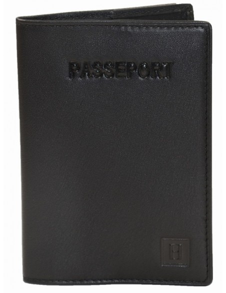 Pochette pour passeport Hexagona en cuir ref_xga32014