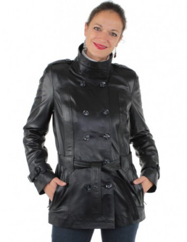 Veste Pallas Cuir sélection en cuir ref_yag33588-noir