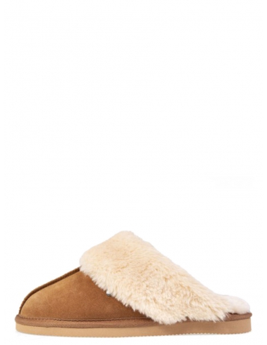 Chaussons mules Isotoner Ref 51258 Camel