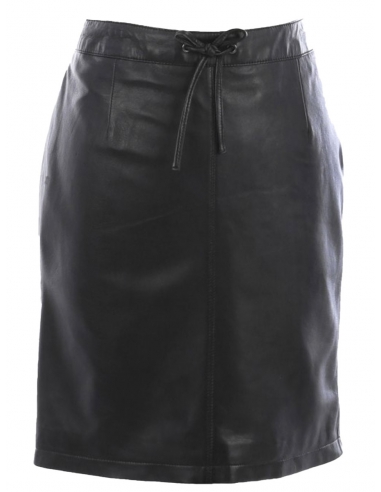 Jupe en cuir Oakwood ref 51952 noir