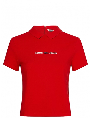 Polo Femmes Tommy Jeans ref 53120 Rouge