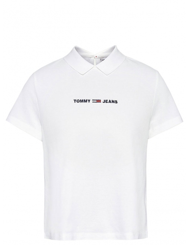 Polo Femmes Tommy Jeans ref 53119 Blanc